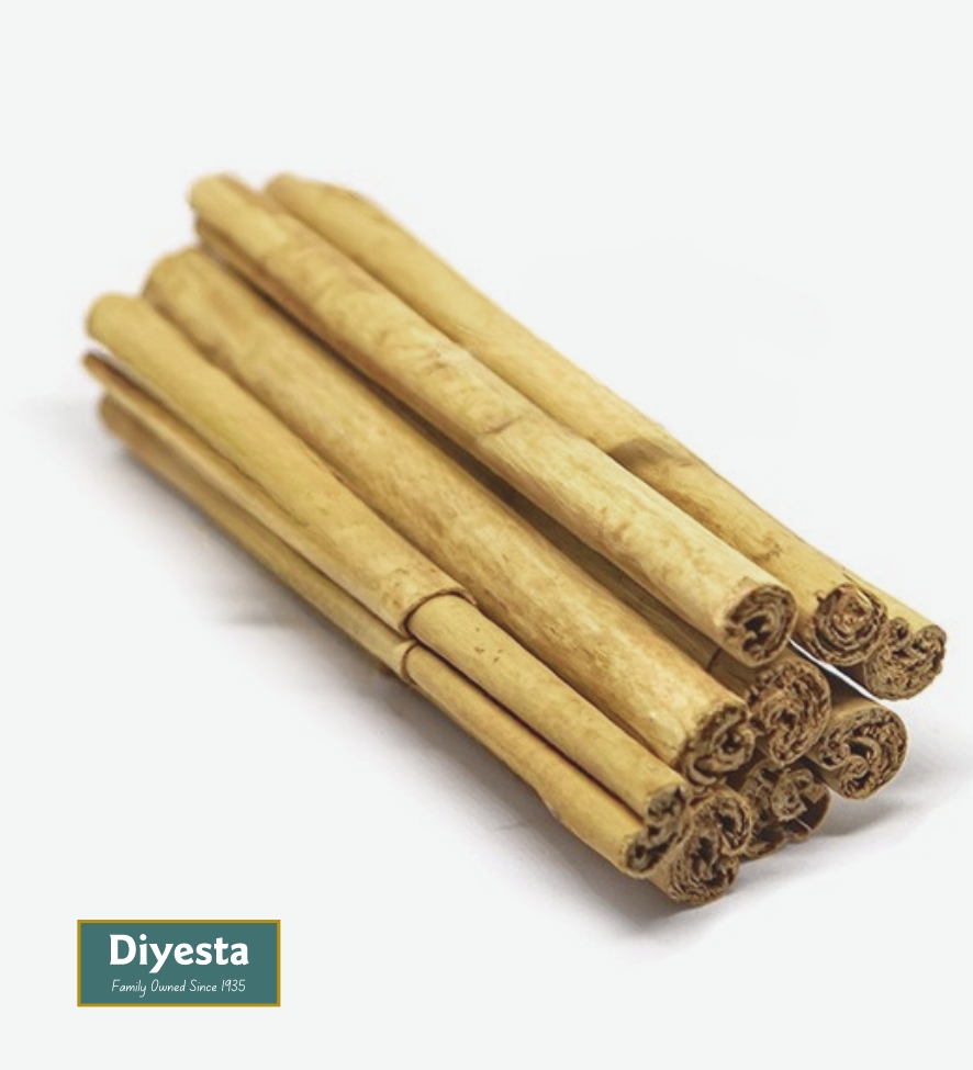 Hand-rolled Ceylon cinnamon quills representing four generations of Diyesta craftsmanship