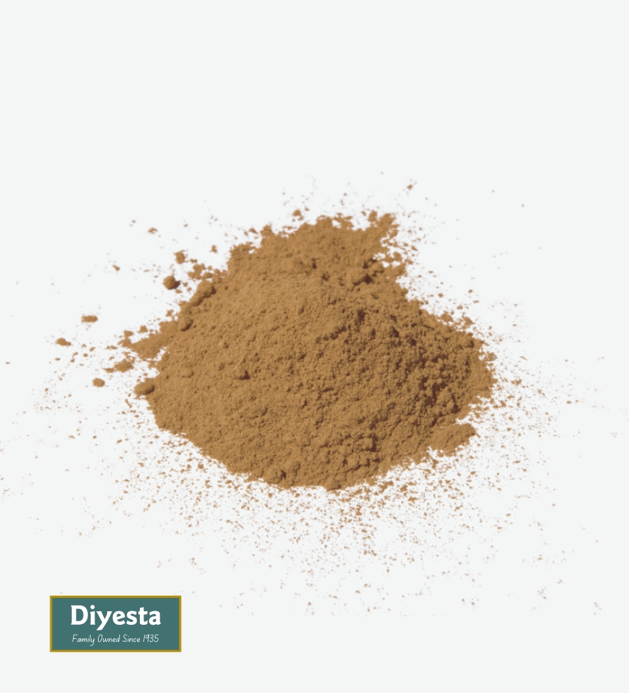 Powder (80 Mesh) grade pure Ceylon cinnamon produced by Diyesta on the Diyadola Estate